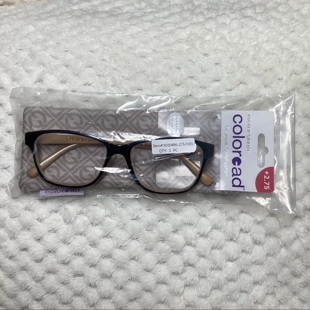 Foster Grant Coloread Kinsey Reading Glasses +2.75
